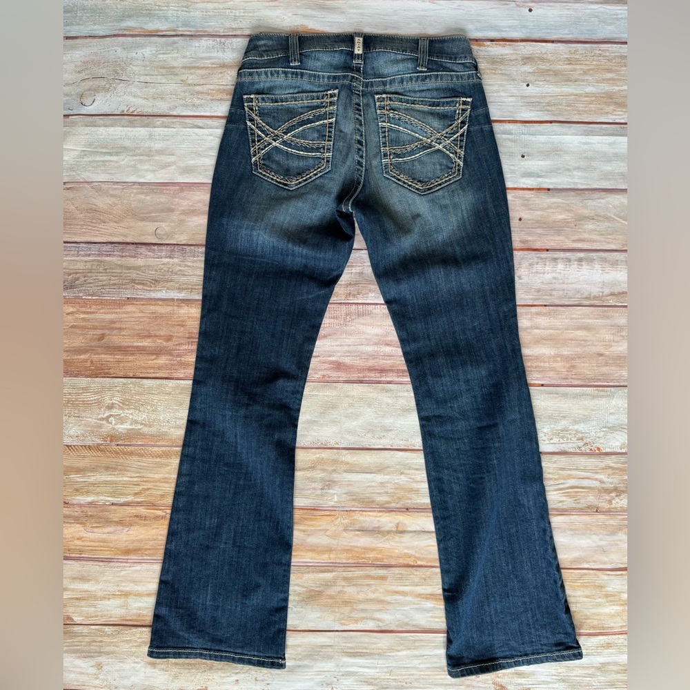 Ariat Real Denim Women's Boot Cut Jeans - Dark Blue. 30R. Gorgeous!! Excellent 🩷